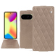 Custodia in pelle Google Pixel 10 - Taupe vintage - Couture ( Pantone #591d16 ) 