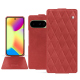 Custodia in pelle Google Pixel 10 - Cerise vintage - Couture ( Pantone #a6302e ) 