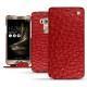 Asus Zenfone 3 Deluxe  5.7 ZS570KL leather case - Autruche ciliegia