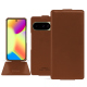 Google Pixel 10 leather case - Marron PU ( Pantone #8B4720 )