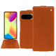 Google Pixel 10 leather case - Orange vibrant ( Pantone #e36b39 ) 