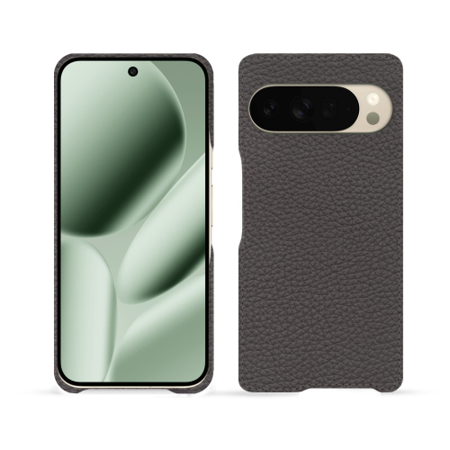 Cover posteriore di lusso Pixel 10 Pro XL | Pelle di alta qualità NoreveAnthracite ( Pantone #41403c ) 