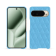 Coque cuir Google Pixel 10 Pro XL - Bleu ciel - Couture ( Nappa - Pantone #abcae9 ) 