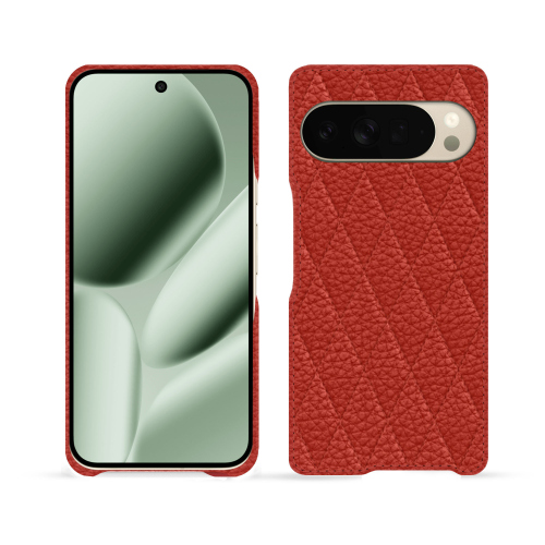 Pixel 10 Pro XL luxury back cover | Premium leather by NorevePapaye - Couture ( Pantone #b54317 ) 