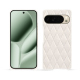 Capa em pele Google Pixel 10 Pro XL - Blanc escumo - Couture ( Pantone #D6D6D1 )