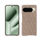 Custodia in pelle Google Pixel 10 Pro XL - Taupe vintage - Couture ( Pantone #591d16 ) 