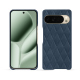 Coque cuir Google Pixel 10 Pro XL - Jean vintage - Couture ( Pantone #2f414f  ) 