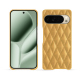 Google Pixel 10 Pro XL leather cover - Or Maïa - Couture ( Pantone 871C ) 