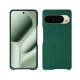 Coque cuir Google Pixel 10 Pro XL - Crocodile pino ( Pantone #173F35 ) 