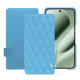 Custodia in pelle Google Pixel 10 Pro XL - Bleu ciel - Couture ( Nappa - Pantone #abcae9 ) 