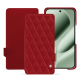 Funda de piel Google Pixel 10 Pro XL - Rouge - Couture ( Nappa - Pantone #d50032 ) 