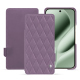 Housse cuir Google Pixel 10 Pro XL - Lilas - Couture ( Nappa - Pantone #b9a3e3 ) 