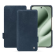 Google Pixel 10 Pro XL leather case - Jean vintage ( Pantone #2f414f  ) 
