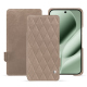 가죽 커버 Google Pixel 10 Pro XL - Taupe vintage - Couture ( Pantone #591d16 ) 