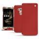 Asus Zenfone 3 Deluxe  5.7 ZS570KL leather case - Rouge ( Nappa - Pantone 199C ) 