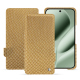 Capa em pele Google Pixel 10 Pro XL - Serpent sabbia ( Pantone #D2BA92 )