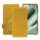 Capa em pele Google Pixel 10 Pro XL - Jaune soulèu ( Pantone #F3B934 )