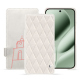 Funda de piel Google Pixel 10 Pro XL - Blanc escumo - Couture ( Pantone #D6D6D1 )