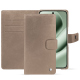 Capa de couro para carteira Google Pixel 10 Pro XL - Taupe vintage ( Pantone #bda790 ) 