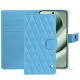 Capa de couro para carteira Google Pixel 10 Pro XL - Bleu ciel - Couture ( Nappa - Pantone #abcae9 ) 
