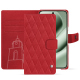 Custodia in pelle Google Pixel 10 Pro XL - Rouge troupelenc - Couture ( Pantone #AB191A )