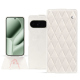 Capa em pele Google Pixel 10 Pro XL - Blanc escumo - Couture ( Pantone #D6D6D1 )