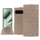 Capa em pele Google Pixel 10 Pro XL - Taupe vintage - Couture ( Pantone #591d16 ) 