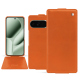 Google Pixel 10 Pro XL leather case - Orange Veggie ( Pantone #cb6015 ) 