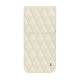 Funda de piel con solapa Google Pixel 10 Pro Fold - Blanc - Couture ( Nappa - White ) 