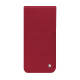 Google Pixel 10 Pro Fold leather pouch with flap - Rouge passion ( Pantone #a6192e ) 