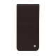 Google Pixel 10 Pro Fold leather pouch with flap - Marron envoûtant ( Pantone #4e3629 ) 