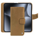 Étui portefeuille cuir Google Pixel 10 Pro Fold - Sable vintage ( Pantone #9b7340 ) 