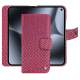 Capa de couro para carteira Google Pixel 10 Pro Fold - Serpent ciclamino ( Pantone #9E4C6E ) 