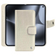 Custodia in pelle Google Pixel 10 Pro Fold - Crocodile milk ( Pantone #d6d2c4 ) 