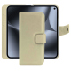 Lederschutzhülle Google Pixel 10 Pro Fold - Beige PU ( Pantone #ceb888 ) 