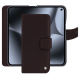 Google Pixel 10 Pro Fold leather wallet case - Marron envoûtant ( Pantone #4e3629 ) 