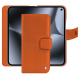Étui portefeuille cuir Google Pixel 10 Pro Fold - Orange Veggie ( Pantone #cb6015 ) 