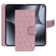 Étui portefeuille cuir Google Pixel 10 Pro Fold - Rose - Couture ( Nappa - Pantone #efbae1 ) 