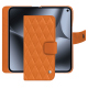 Funda de piel para cartera Google Pixel 10 Pro Fold - Orange - Couture ( Nappa - Pantone #ff9351 ) 