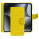 谷歌 Pixel 10 Pro 折叠皮夹 - Jaune fluo - Couture ( Pantone #c9ff57 ) 