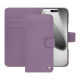 Apple iPhone 17 Pro leather wallet case - Lilas ( Nappa - Pantone #b9a3e3 ) 