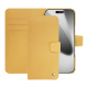 Funda de piel para cartera Apple iPhone 17 Pro - Or Maïa ( Pantone 871C ) 