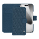 Apple iPhone 17 Pro leather wallet case - Indigo - Couture ( Pantone #1f4565 ) 