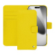Lederschutzhülle Apple iPhone 17 Pro - Jaune fluo ( Pantone #c9ff57 ) 