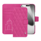 Lederschutzhülle Apple iPhone 17 Pro - Rose BB - Couture ( Pantone #DB599F )