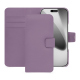 Lederschutzhülle Apple iPhone 17 Pro - Lilas PU ( Pantone #b9a3e3 )