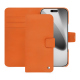 Custodia in pelle Apple iPhone 17 Pro - Orange Veggie ( Pantone #cb6015 ) 