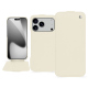 Lederschutzhülle Apple iPhone 17 Pro - Blanc ( Nappa / White ) 