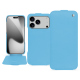 Custodia in pelle Apple iPhone 17 Pro - Bleu ciel ( Nappa - Pantone #abcae9 ) 
