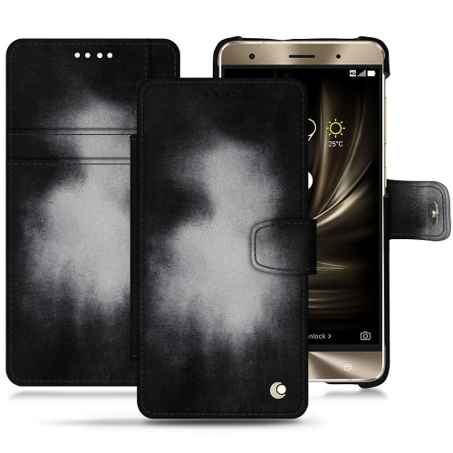 Custodia in pelle Asus Zenfone 3 Deluxe ZS570KLGris Patine